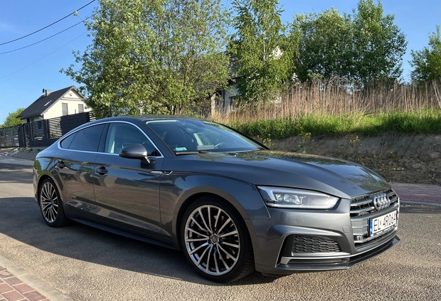 Audi A5 cena 160000 przebieg: 77000, rok produkcji 2019 z Lubawka małe 11